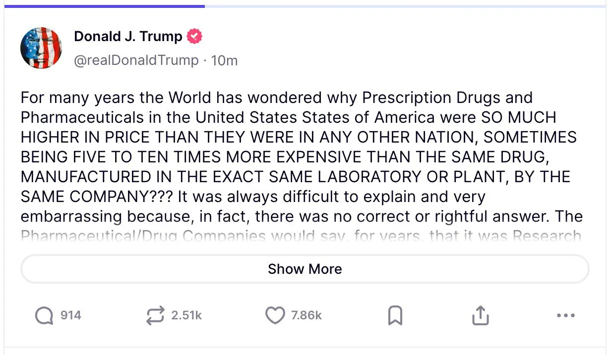 пост Трампа