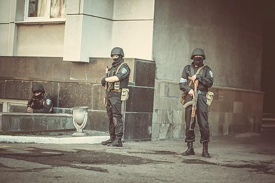 В Одессе на боевое дежурство заступил спецбатальон милиции из добровольцев [Фото]