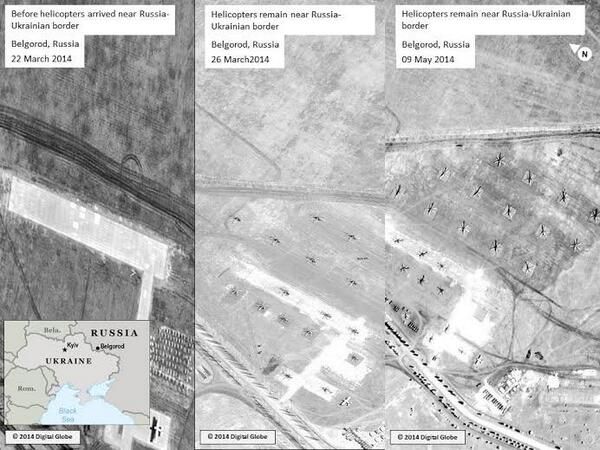 Госдеп США опубликовал новые фото с русскими войсками под украинской границей