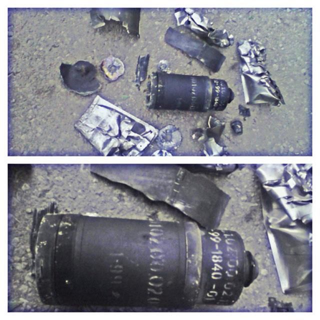 Луганские террористы стреляли в аэропорт противотанковыми ракетами [Фото]