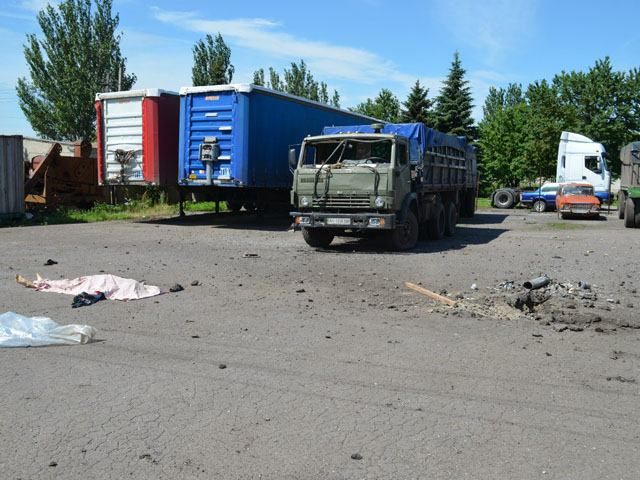 В Добропольском районе террористы взорвали овощебазу с установки 