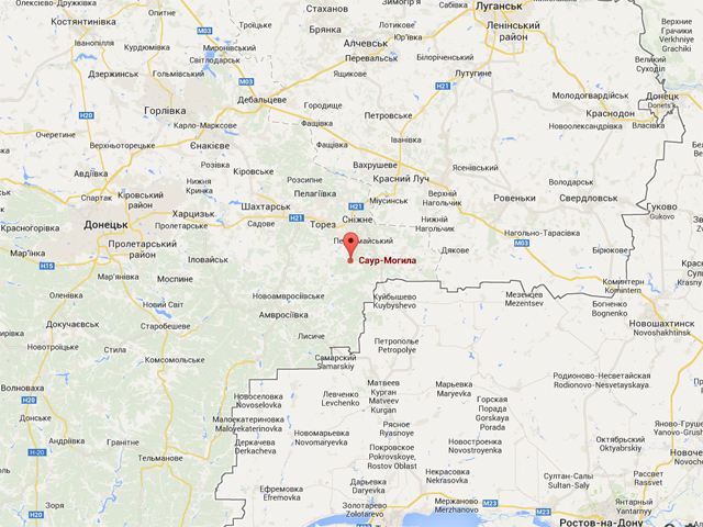 Вооруженные силы Украины взяли Саур-могилу [Карта]
