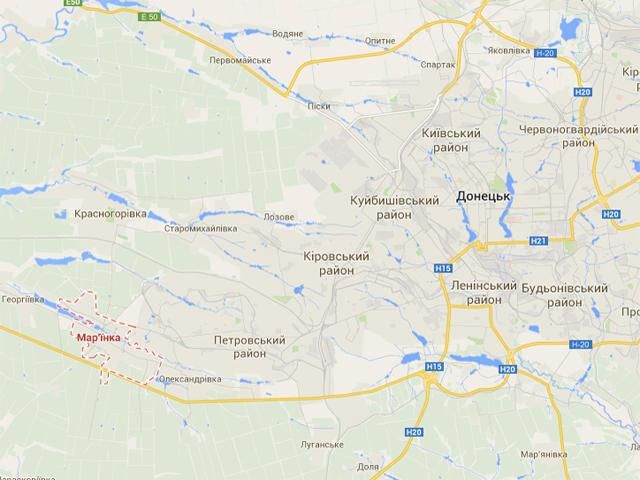 Силы АТО контролируют Марьинку и окраины Донецка, — батальон 