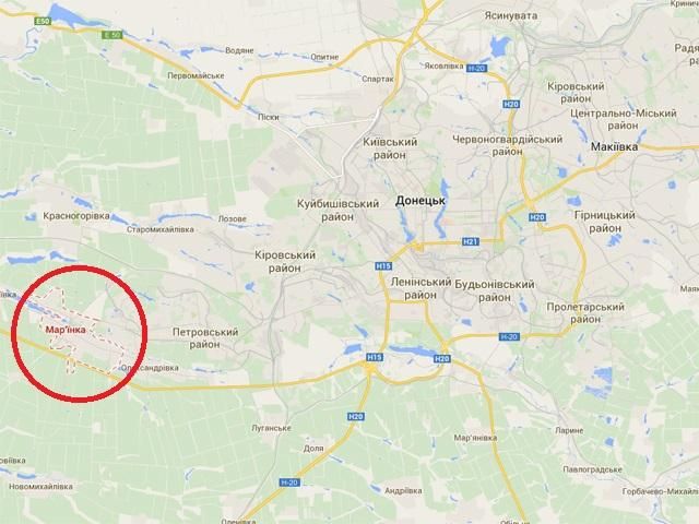 Силы АТО зачищают Марьинку и выходят на западную окраину Донецка, — СМИ [Карта]