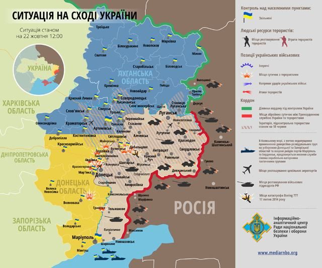 Главное за сегодня: силы АТО отражают атаки боевиков, в Украине начался отопительный сезон