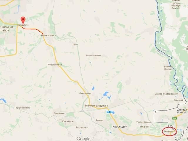 Силы АТО освобождают трассу  от Луганска до Изварино, — ИО [Карта]