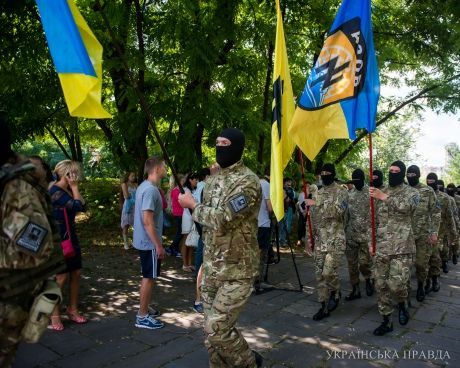 В Киеве новобранцы 