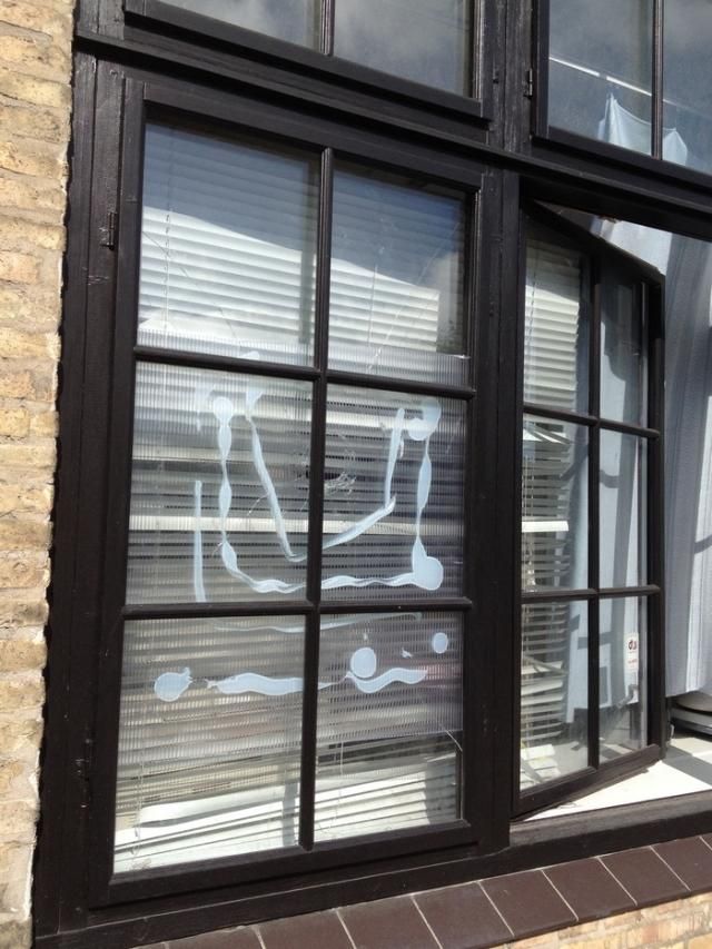 На посольство Украины в Копенгагене напали неизвестные [Фото]