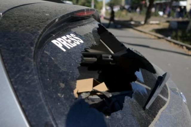 Четверо украинских журналистов вырвались из окружения под Иловайском [Фото]