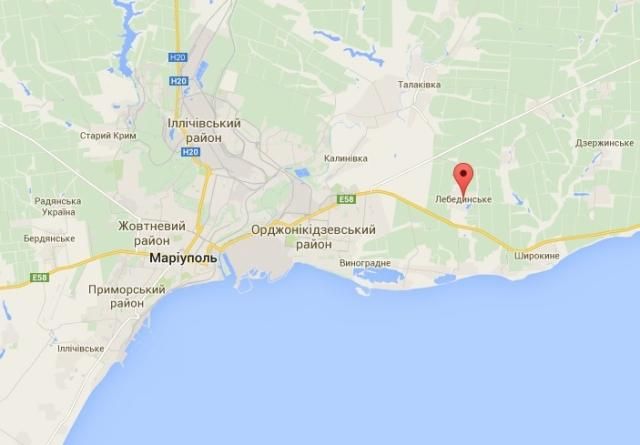В Донецкой области боевики обстреляли поселок Лебединское