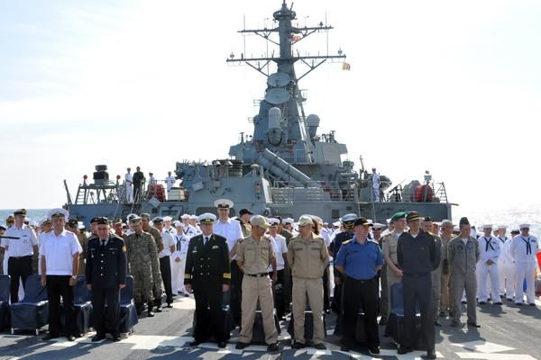 В Черном море начались украинско-американские военные учения [Фото]