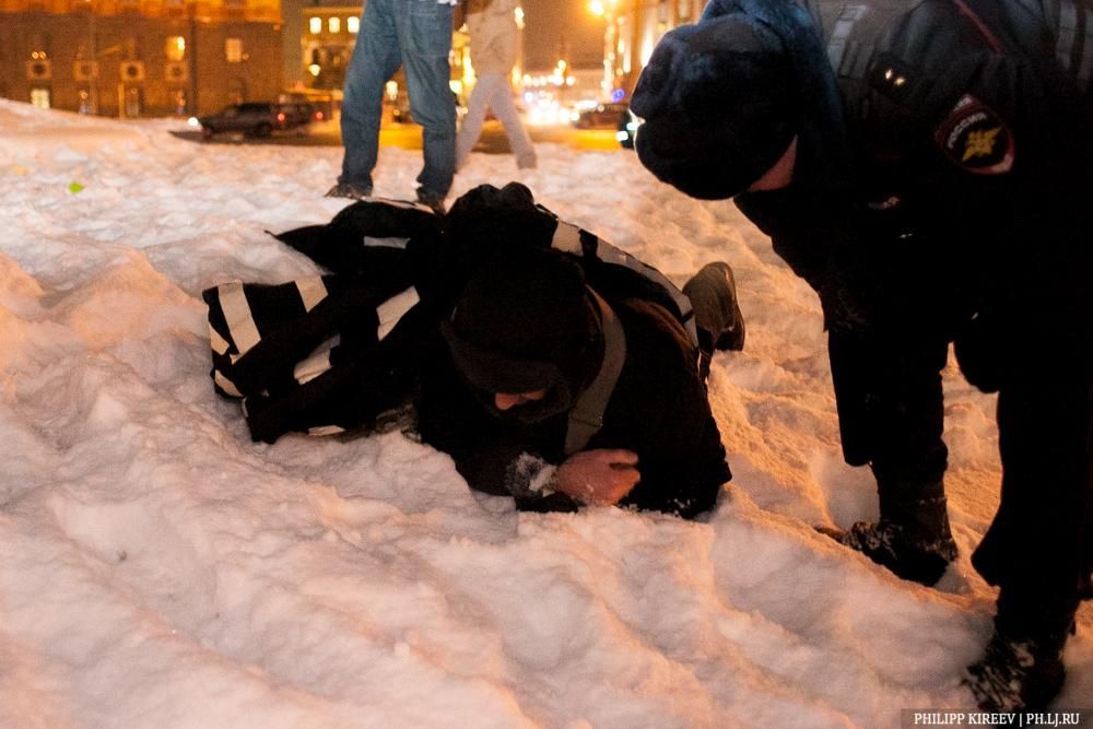 В Москве задержали 11 человек, которые вышли на акцию поддержки Савченко