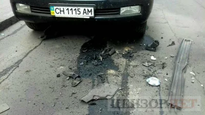 Взрыв в Киеве: в центре Киева взорвался джип фото