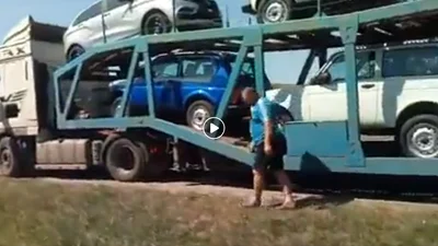 Автовози з "Нівами" їдуть в Україну: "Треба, шоби хохли купляли москальське!"