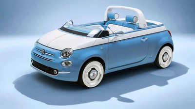 Fiat 500 Spiaggina: літо, пляж, ретро