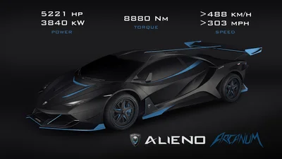 Alieno Arcanum: інопланетний гіперкар з Болгарії