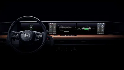 Honda показала интерьер электрокара, который представит в Женеве