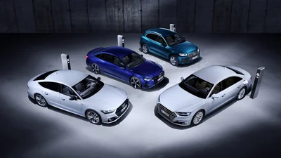Чотири моделі Audi підсіли на батарейки