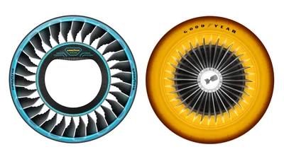 Компания Goodyear создала шину, которая превращается в пропеллер (видео)