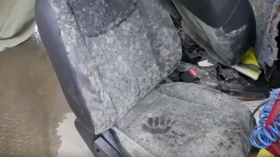 Как выглядит настоящий "утопленник" Nissan Leaf: видео
