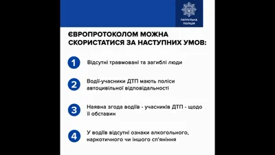 В Патрульной полиции показали как оформлять европротокол: видео