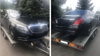 Mercedes-Benz S-класу конфіскували прямо на кордоні