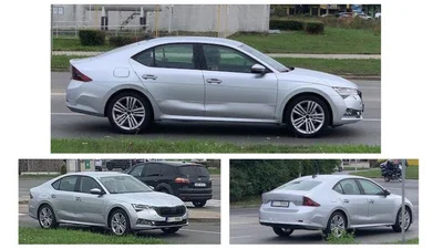 Новая Skoda Octavia 2020 попалась шпионам без камуфляжа