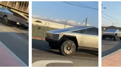 Tesla Cybertruck среди бела дня проехала по улицам города: видео