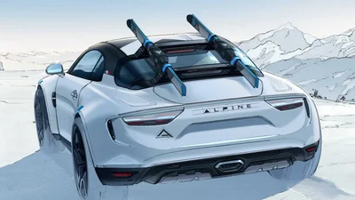 Alpine и Bentley превратили свои спортивные купе в кроссоверы для лыжников