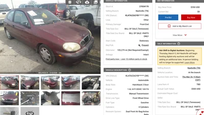 В США продают Daewoo Lanos за $350