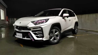 Для Toyota RAV4 создали обвес, превращающий его в Lamborghini Urus