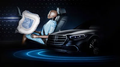 Новий Mercedes-Benz S-Class отримав подушки безпеки для пасажирів заднього ряду