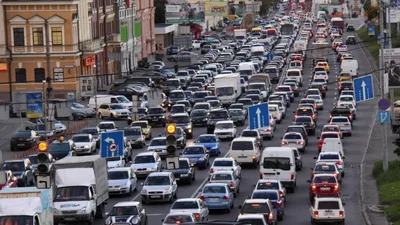 В Киеве интенсивность движения выросла на 6,5%