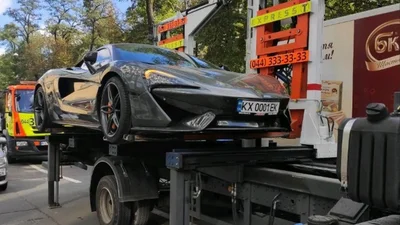 В Киеве эвакуировали McLaren 570S
