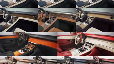 Bentley пропонує більше 5 тисяч варіантів оздоблення інтер'єру
