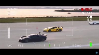 Перегони між Lamborghini Aventador і Koenigsegg Agera виграв NIO EP9: відео
