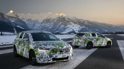 Skoda Fabia 2021 показалась на официальных фото в камуфляже