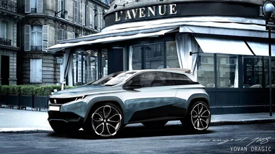 Доступный электрокар Peugeot e-1008 планируют вывести на рынок до 2025 года