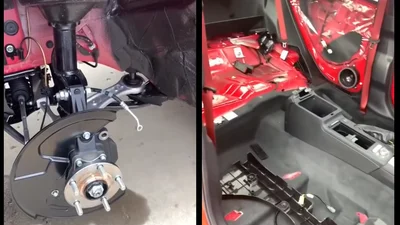 Зловмисники розібрали новенький автомобіль на запчастини, залишивши голий кузов