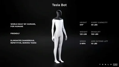 Tesla разрабатывает гуманоидного робота