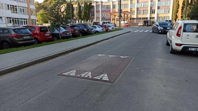 Во Львове начали устанавливать новый вид лежачих полицейских
