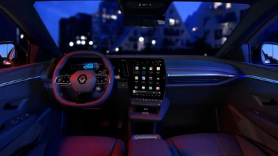 Renault показала мультимедийную систему нового Megane E-Tech с большей плотностью пикселей, чем у iPad Pro