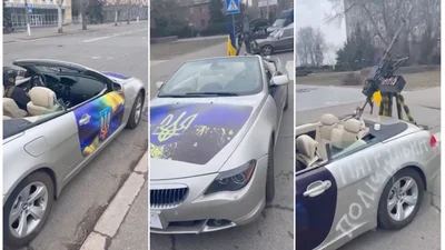Миколаївська поліція отримала "тачанку" – кабріолет BMW 6 з кулеметом - 14 березня 2022 - Auto24
