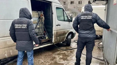 Полиция нашла подпольную АЗС в Киевской области