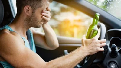 При употреблении алкоголя после ДТП можно получить очень высокий штраф