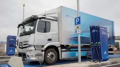 В Европе построили первый "электрический коридор" для электрогрузовиков