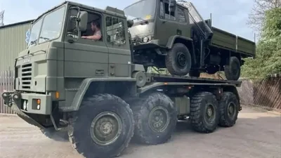 Волонтери купують для ЗСУ унікальні вантажівки Foden 8x6 Сarrier: що вони можуть