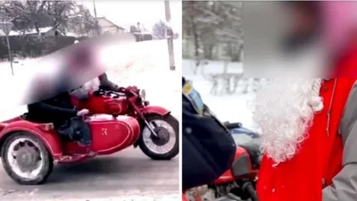 У Рівному "Діду Морозу" на мотоциклі виписали 3400 гривень штрафу - Auto24