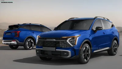 Художники с помощью нейросети изобразили следующее поколение Kia Sportage - Auto24