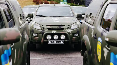 Благотворители North Atlantic Fella Organization за февраль привели в Украину три конвоя техники - Auto24